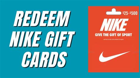 nike giftcard digitaal|redeem nike gift card online.